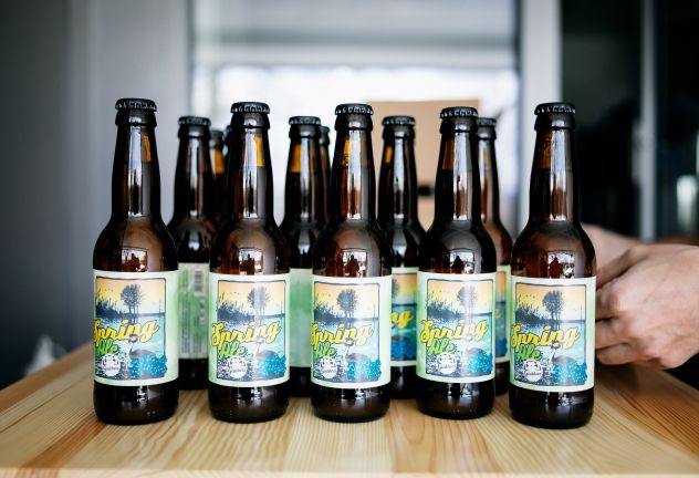 Bierflaschen, Grabhers Sudwerk, Bregenz Bierflaschen, Grabhers Sudwerk, Bregenz